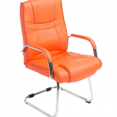 Konferenčná stolička Attila, oranžová - 9