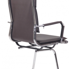 Konferenčná stolička Bedford, pravá koža, hnedá - 3