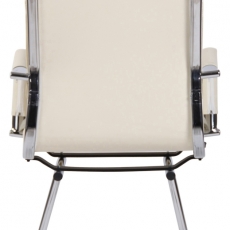 Konferenčná stolička Bedford, syntetická koža, krémová - 4
