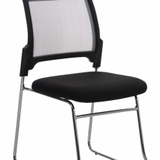 Konferenčná stolička Ema, tmavo šedá - 1