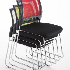 Konferenčná stolička Ema, tmavo šedá - 10