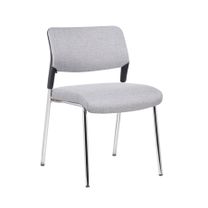 Konferenčná stolička Evo 4L, textil, šedá - 1