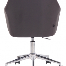 Konferenčná stolička Filton, syntetická koža, hnedá - 5