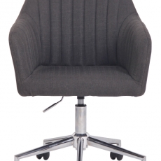 Konferenčná stolička Filton, textil, tmavo šedá - 2