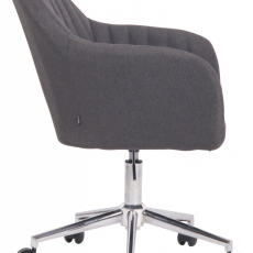 Konferenčná stolička Filton, textil, tmavo šedá - 3