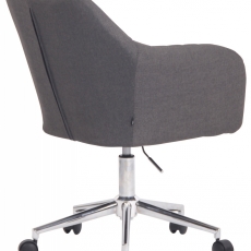 Konferenčná stolička Filton, textil, tmavo šedá - 4
