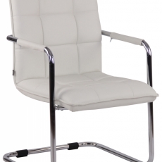 Konferenčná stolička Gandia, biela - 1