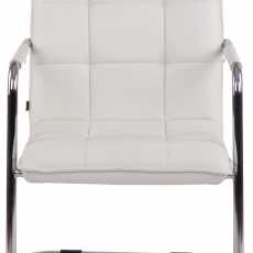 Konferenčná stolička Gandia, biela - 2