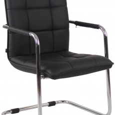 Konferenčná stolička Gandia, čierna - 1
