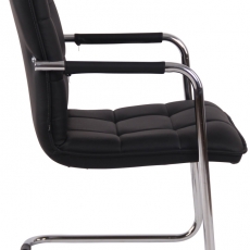 Konferenčná stolička Gandia, čierna - 2