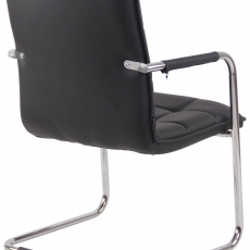 Konferenčná stolička Gandia, čierna - 3