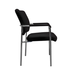 Konferenčná stolička Glos, syntetická koža, čierna - 3