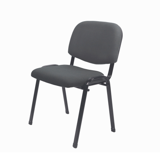 Konferenčná stolička Iron, textil, šedá - 1