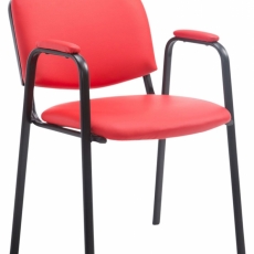 Konferenčná stolička Ken, červená - 1