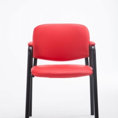 Konferenčná stolička Ken, červená - 2