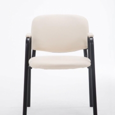 Konferenčná stolička Ken, krémová - 2