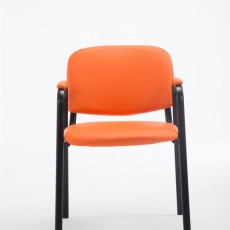 Konferenčná stolička Ken, oranžová - 2