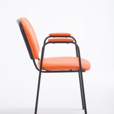 Konferenčná stolička Ken, oranžová - 3