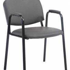 Konferenčná stolička Ken, šedá - 1