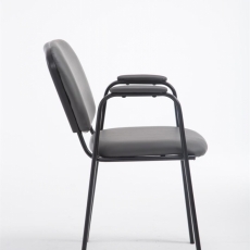 Konferenčná stolička Ken, šedá - 3