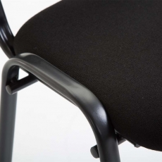 Konferenčná stolička Leven, čierna - 6