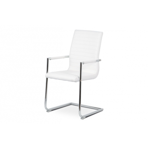 Konferenčná stolička Libor, biela - 1