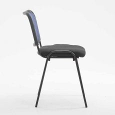 Konferenčná stolička Michael, čierna/modrá - 3