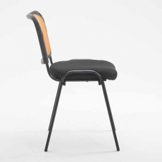Konferenčná stolička Michael, čierna/oranžová - 3