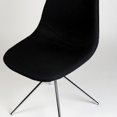 Konferenčná stolička Ocean (SET 2 ks)  čierna - 1