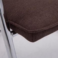 Konferenčná stolička s opierkami Hudson textil - 11