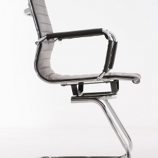 Konferenčná stolička s opierkami Martin, koža - 5