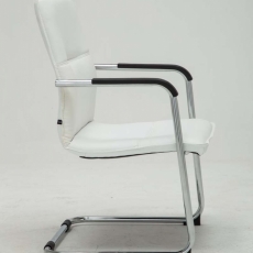 Konferenčná stolička Seattle (SET 2 ks), biela - 3