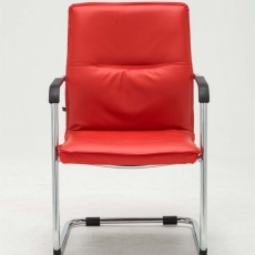 Konferenčná stolička Seattle (SET 2 ks), červená - 2
