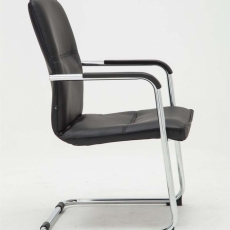 Konferenčná stolička Seattle (SET 2 ks), čierna - 3