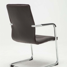 Konferenčná stolička Seattle (SET 2 ks), hnedá - 4