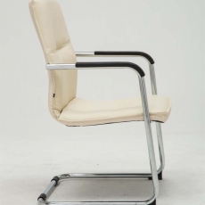 Konferenčná stolička Seattle (SET 2 ks), krémová - 3