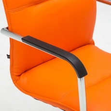 Konferenčná stolička Seattle (SET 2 ks), oranžová - 6