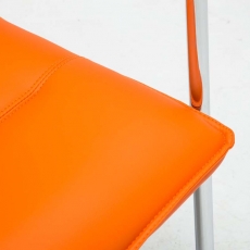 Konferenčná stolička Seattle (SET 2 ks), oranžová - 7
