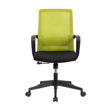 Konferenčná stolička Smart, textilná, zelená - 2