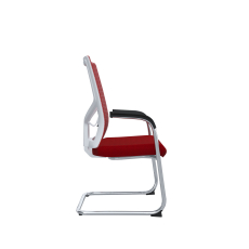 Konferenčná stolička Snow (SET 2 ks), textil, červená - 5
