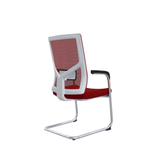 Konferenčná stolička Snow (SET 2 ks), textil, červená - 6