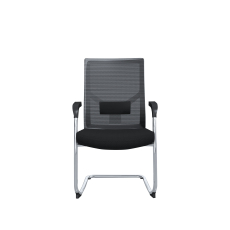 Konferenčná stolička Snow (SET 2 ks), textil, čierna - 4