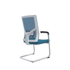 Konferenčná stolička Snow (SET 2 ks), textil, modrá - 3