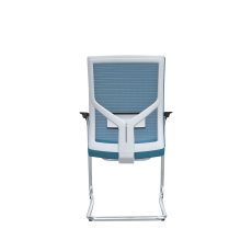 Konferenčná stolička Snow (SET 2 ks), textil, modrá - 4