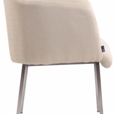 Konferenčné kreslo Magnus, textil, krémová - 3