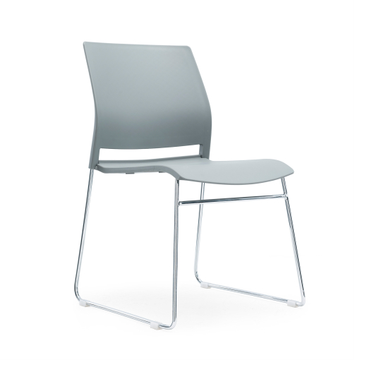 Konferenčné stoličky Gardena (SADA 4 ks) plast, sivá - 1