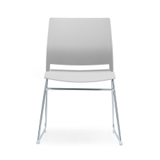 Konferenčné stoličky Gardena (SADA 4 ks) plastové, biele - 2
