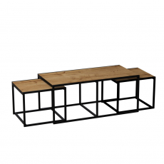 Konferenčné stolíky Gigante, 120 cm, dub - 5