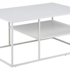 Konferenční kovový stolek Lyfte, 90 cm, bílá - 2