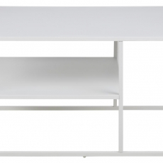 Konferenční kovový stolek Lyfte, 90 cm, bílá - 3
